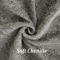 Housse de coussin décorative en chenille carrée pour canapé, salon, chambre à coucher