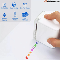 Le tatouage de couleur d'imprimante portative Yaomatec peut imprimer une variété de matériaux mini imprimante personnalisée portable bricolage