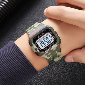 Skmei Digital Watch 10 Bar Waterproof Dual Time Tpu Strap Unisex Sport Watch - Product Image 2