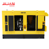 50kw/60kva dizel groupe electrogene sessizlik jeneratör tir pto jeneratör