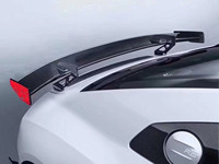 Pour Audi TT, TTS, TTRS 2015-2020, modification automobile, aileron arrière en fibre de carbone sèche, aile fixe
