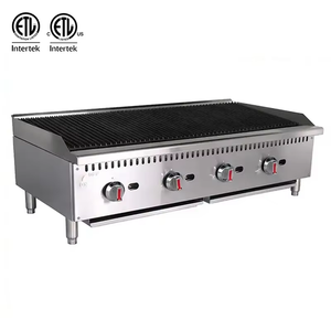 Barbecue à gaz sans fumée de luxe commercial certifié, Gril de comptoir grande taille pour l'exportation transfrontalière, Teppanyaki Commercial L - Product Image 6