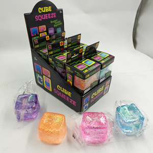 Amazons New Square-Shaped Marshmallow-Flavored <b>Rubber</b> Fidget Toy Cross-Border Squeeze Slow Rebound Stress Relief for Youth - Product Image 3