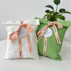 BSCI Luxury PortableCotton Canvas Necklace Storage Pouch Travel Jewelry <b>Gift</b> Packaging <b>Envelope</b> BSCI Luxury Portable Necklace - Product Image 1