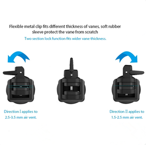Support de téléphone pour <span class=keywords><strong>voiture</strong></span>, fixation sur grille d'aération, pour la plupart des smartphones, Rotation à 360 degrés réglable, pour visionnage en option, meilleure vente - Product Image 5