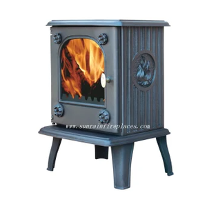 Direct de l'usine Design de mode Poêle à bois en fonte Cheminées chauffantes - Product Image 4