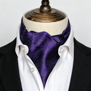 Premium Mulberry Silk Scarf for Men Elegant Business Suit Accessories Soft Neckwear Custom Design Manufacturer - Product Image 1