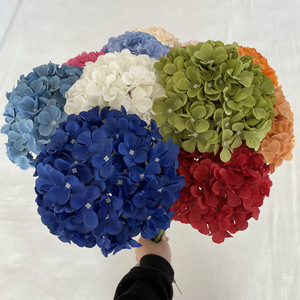 Hot Selling Handmade Silk White Hydrangea <b>Artificial</b> <b>Flowers</b> for Mother's Day Graduation Christmas Back to School Decor - Product Image 5