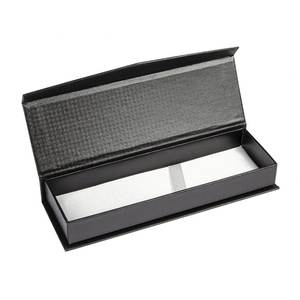 Caja negra para 1/2 bolígrafos, sin bolígrafo, estuche para almacenamiento de tinta de pluma estilográfica, juego de regalo de bolígrafos de metal rojo - Product Image 2