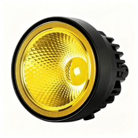 Phare de travail LED rond 4 pouces 30W, phare antibrouillard étanche IP67 12-48V, lampe de conduite auxiliaire pour voiture tout-terrain, camion, chariot élévateur, motos