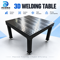 Nouvelle table de soudage 3D robuste en acier Q355, plateforme de fixation flexible, fabrication métallique, assemblage, conception personnalisée, surface nitridée