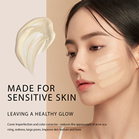 Pansly Lasting Nude Makeup BB Cream Pelembap Pigmen CC Liquid Foundation SPF50 Pemutih & Pencerah Bersertifikasi Halal