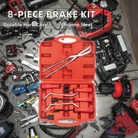 Kit de 8 outils de démontage et d'assemblage pour système de freinage automobile, étriers de frein en acier au chrome-vanadium, garantie atelier 12 mois