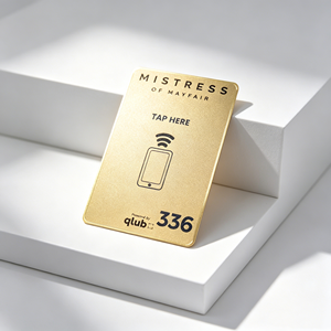 Tarjeta de Membresía Empresarial Híbrida NFC de Acero Inoxidable CLF CLF-C260110 de 13.56MHz, Negra Mate, Impermeable, con Interfaz de Comunicación RFID - Product Image 6