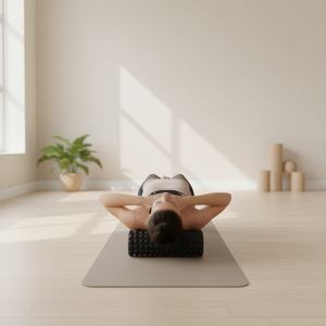 Bâtons de massage, balles et rouleaux de yoga noirs en forme de croissant 13*33cm - Product Image 3