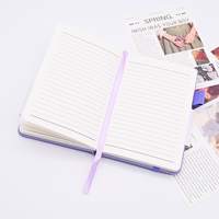 Cuaderno de Cuero con Estampado en Relieve para Regalo, Cuaderno Escolar Publicitario, Cuaderno Diario Personalizado A5 de PU