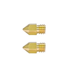 Boquilla puntiaguda de latón MK8 de 1,75 mm, cabezal extrusor totalmente metálico para impresora 3D - Product Image 1
