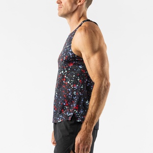 T Shirts Sleeveless Tanks Compression Compression Oversized Plus Size Cool Attire Fit Exercise Fitted Good <b>Running</b> <b>Singlet</b> - Product Image 3