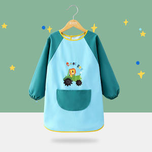 <span class=keywords><strong>Delantal</strong></span> Impermeable Reversible para Niños, con Estampado de Dibujos Animados, de Poliéster, para Jardín de Infancia, Pintura, Uso en Estudio, para Niños y Niñas - Product Image 6