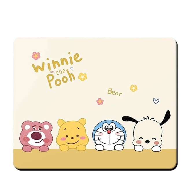 Manufacturer Custom Cartoon Neoprene Mouse Pad Non-Slip Home Office Computer Desk Laptop Mat Lock Edge