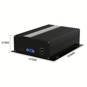 EBM Aluminum Alloy <b>Enclosure</b> Silver Custom Electric Junction Box IP54 Protection Model HF-A-4 Extruded Aluminum Profile - Product Image 1