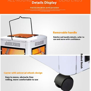 Calentador Eléctrico Solar Pequeño, Horno de Cocción de Cuatro Lados, Horno Eléctrico de Cinco Lados con Ahorro de Energía para el Hogar - Product Image 5