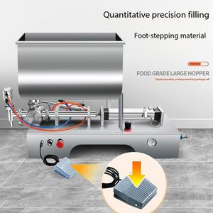 Detergent <b>Balloon</b> Sauce Filling Machine U Hopper with Mixer Heating Bottle Liquid Manual Pouches Filling Machine - Product Image 2