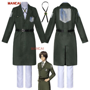 <span class=keywords><strong>Disfraz</strong></span> de Cosplay de Anime Attack Titan <span class=keywords><strong>Scout</strong></span> Regiment para hombre, chaqueta cortavientos, trajes de película de TV para niños, <span class=keywords><strong>disfraz</strong></span> de Halloween - Product Image 1
