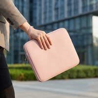 Housse pour ordinateur portable convertible en cuir PU souple de qualité supérieure BSCI, grande capacité, fine, imperméable pour MacBook Air/Pro 13 14 15 pouces