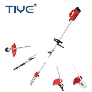 TIYE-desbrozadora eléctrica de 18V <span class=keywords><strong>con</strong></span> batería de litio, cortadora de césped, podadora de setos inalámbrica de mano - Product Image 1