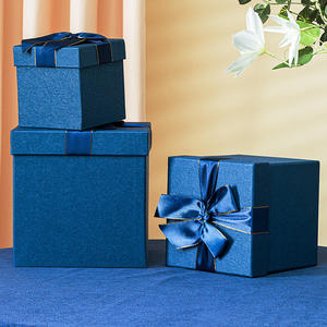 Fornitura di scatole di imballaggio regalo personalizzate da 10 pollici alla rinfusa scatola di carta per imballaggio all'ingrosso può dimensioni personalizzate con fiocco a nastro per il presente - Product Image 2