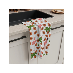 Servicio OEM ODM 100% algodón aMy Doctor dice bordado 16x26 pulgadas 110 GSM mejores toallas de plato de secado rápido hechas a mano sostenibles - Product Image 5