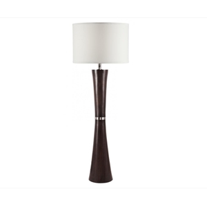 27 Watts Modern Matte <b>Black</b> Metal Floor Lamp LED/Bulb <b>Light</b> Source Fabric <b>Shade</b> for Hotel Bedroom Living Room Standard Size - Product Image 6