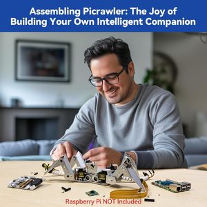 Ván Sunfounder Picrawler AI Robot Kit Đối Với <span class=keywords><strong>Raspberry</strong></span> Pi5/4/3B +/3B/Zero 2W, Chatgpt-4o Kích hoạt, Python, FPV (RPI Không Bao Gồm - Product Image 6