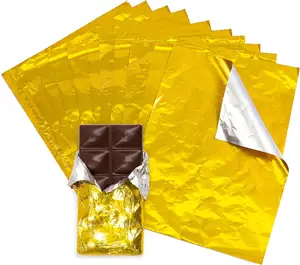 Individual Chocolate Packaging, Foil Wraps for Chocolate Bars, Fudge, Brownies, Fruit Bars, by Better Kitchen Products