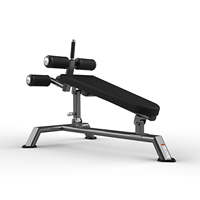 Banc abdominal réglable Realleader, cadre en alliage d'aluminium, coussin en microfibre PU, équipement de musculation, garantie de 6 ans
