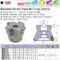 Maifix EMR 5R 50 60 100 mm RPMT RPMW 1003 Plaquette en carbure pour tour CNC, fraise à queue de fraisage à bout rond