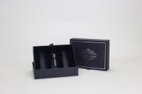 Boîte en papier rigide à rabat magnétique, boîte d'emballage de luxe pour flacon d'ampoule, flacon de sérum, boîte personnalisée imprimée pour soins de la peau, cosmétiques, boîte cadeau
