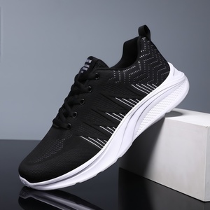 Chaussures de sport pour hommes 2026, modèle très prisé, confortables et respirantes, en maille, pour le quotidien et les activités sportives en extérieur, à lacets, en PU, anti-odeur - Product Image 2