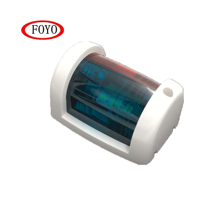 Foyo 1w 12v Navigation Bi-color Led Signal Light Red Green Signal Lamp for Mini Marine Boat Yacht Masthead Starboard Port