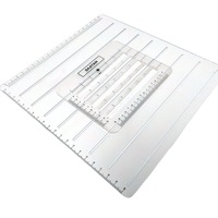 Règles en acrylique personnalisées, transparentes, en plastique acrylique clair avec impression personnalisée, règles de couture en acrylique pour patchwork et quilting