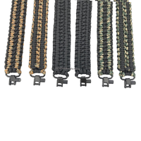 Sangle d'épaule réglable en paracorde à 1 point, avec corde à 7 brins et boucle en nylon, accessoires de chasse