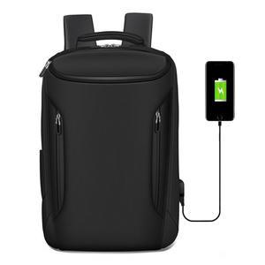 Sac à dos d'affaires personnalisé avec logo, avec port de charge USB, grande capacité, imperméable, pour voyage et extérieur - Product Image 1