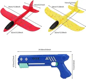 2023 Рождественский подарок в один клик, катапультируемая модель самолета из пенопласта, игрушечный самолет с пусковой установкой