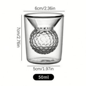 Verres à shot en borosilicate transparent haute résistance, isolants thermiquement, pour vin, whisky et balle de golf - Product Image 2