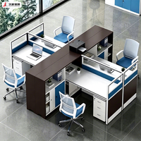 JIUSHUN Mobilier de bureau au design moderne, bureau ergonomique simple pour employés, poste de travail informatique, table de bureau