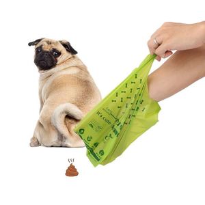 Portable Pet Vest-style Thickened Fully Biodegradable Compostable Trash <b>Bags</b> for Pet Waste Disposal - Product Image 3