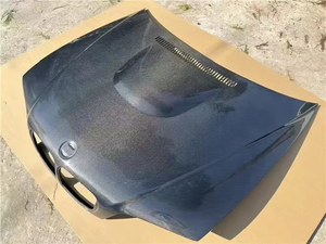 Para <span class=keywords><strong>BMW</strong></span> Serie 3 <span class=keywords><strong>E46</strong></span> <span class=keywords><strong>2003</strong></span> <span class=keywords><strong>330i</strong></span> 4 puertas sedán M3 estilo fibra de carbono capó Scoop cubierta de motor de coche - Product Image 3