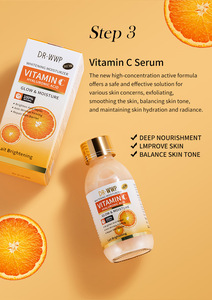 ผลิตภัณฑ์ดูแลผิววิตามินซี ซีรีส์ต่อต้านอนุมูลอิสระ ฟื้นฟูผิวหน้า ปรับสีผิวให้กระจ่างใส ครีมบำรุงผิว VC สำหรับการค้าต่างประเทศ - Product Image 5