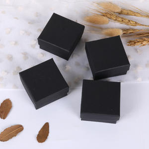 Shopping Mall Handmade Store Kraft Paper Lid and Base Jewelry Packaging Box for Rings Pendants, and Necklaces - Product Image 5